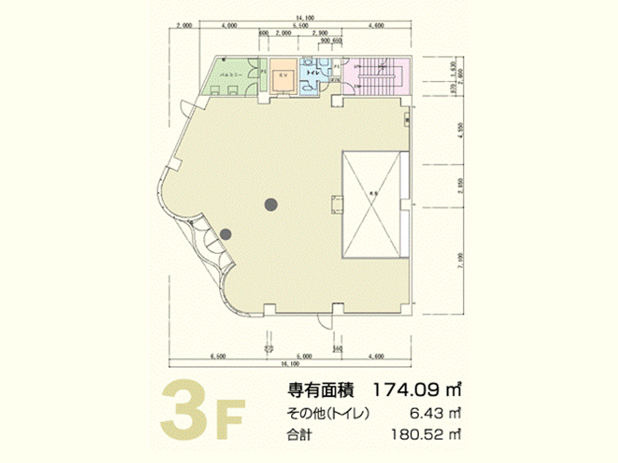 メディカルシティ天神　平面図