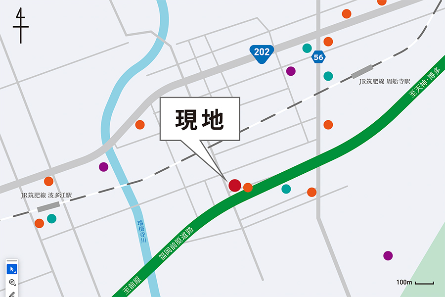 福岡市西区千里(JR周船寺駅)医療クリニックモール　外観